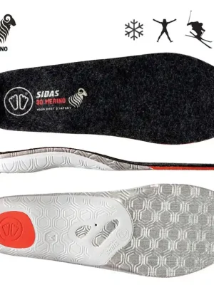 Sidas Winter 3D Merino vložky do bot 37-38 EU Oblíbený